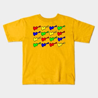 Colourful Guitars Kids T-Shirt